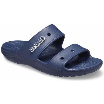 Crocs Classic Sandal Papucs Férfi Sötétkék | HU 1295XYUF